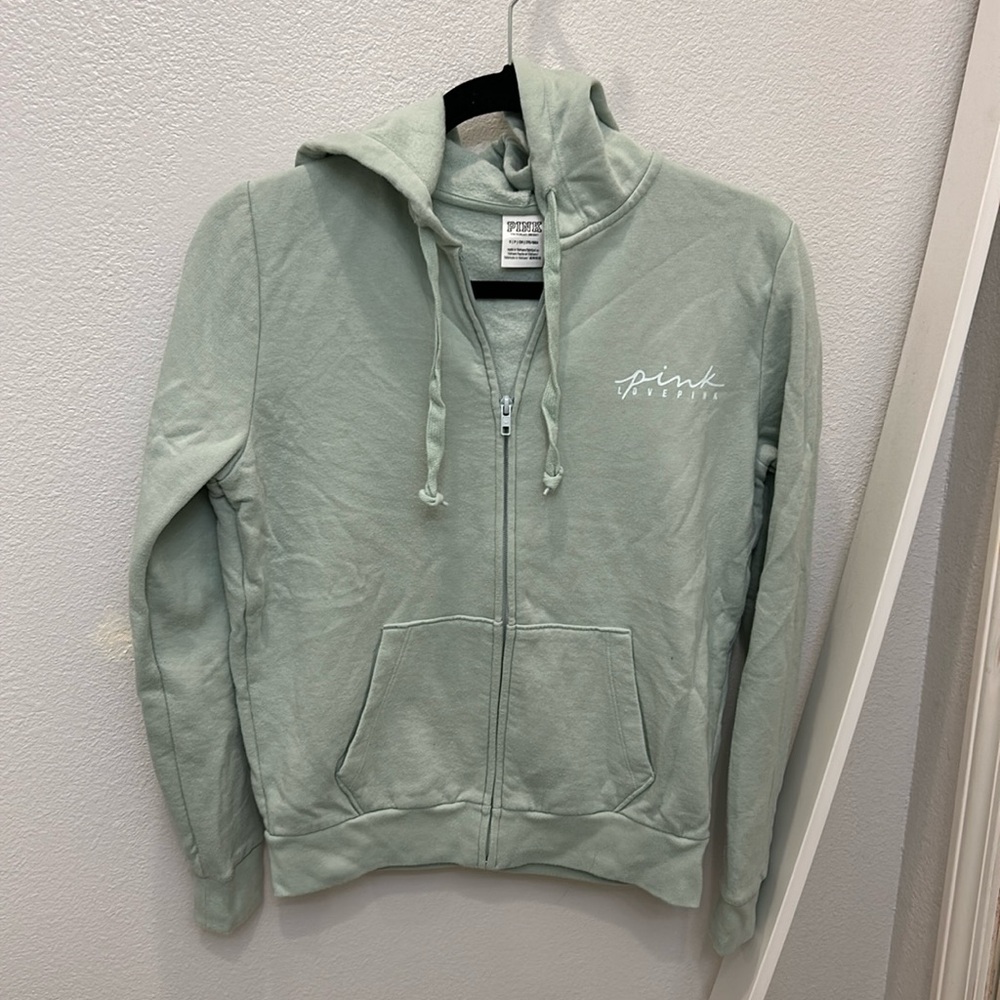 victoria’s secret pink zip up hoodie